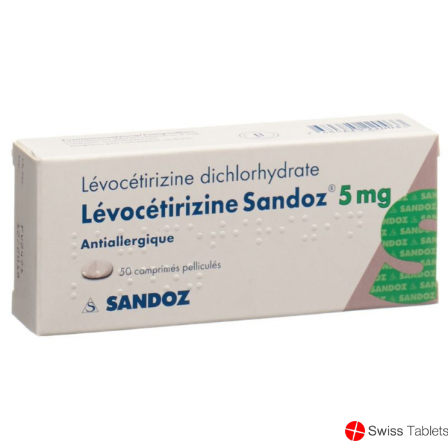 Levocetirizin Sandoz Filmtabletten 5mg 50 Stück buy online