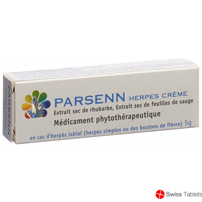 Parsenn Herpes Creme Tube 5g buy online