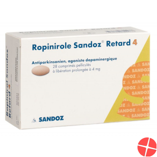 Ropinirol Sandoz Retard Tabletten 4mg 28 Stück