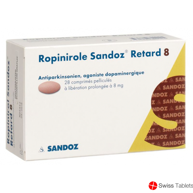 Ropinirol Sandoz Retard Tabletten 8mg 28 Stück buy online