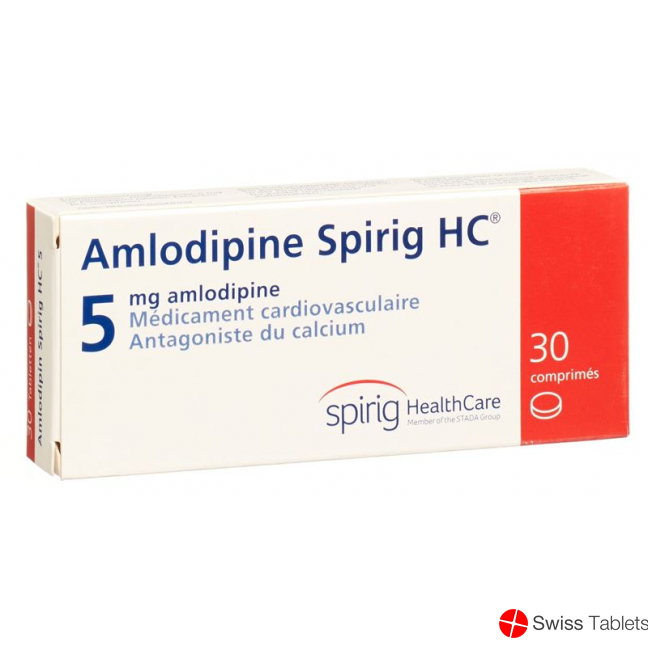 Amlodipin Spirig HC Tabletten 5mg 30 Stück buy online