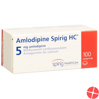 Amlodipin Spirig HC 5 mg 100 tablets Amlodipin Spirig HC 5 mg 100 tablets