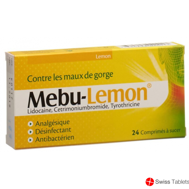 Mebu-lemon Lutschtabletten 24 Stück buy online