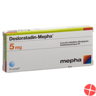 Desloratadin Mepha Lactabs 5mg 10 Stück