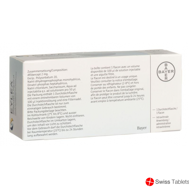 Eylea Injektionslösung 2mg/0.05ml Durchstfl buy online