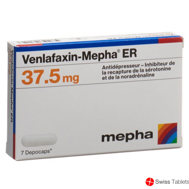 Venlafaxin Mepha ER Depocaps 37.5mg 7 Stück buy online