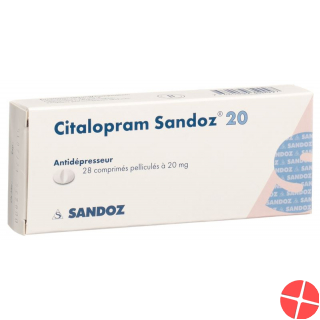Citalopram Sandoz Filmtabletten 20mg 28 Stück