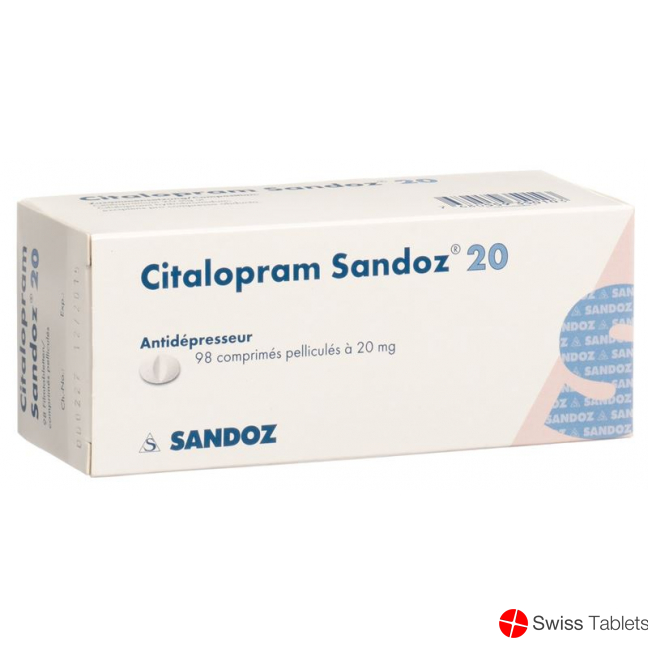 Citalopram Sandoz Filmtabletten 20mg 98 Stück buy online