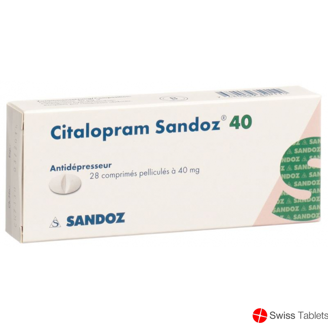 Citalopram Sandoz Filmtabletten 40mg 28 Stück buy online