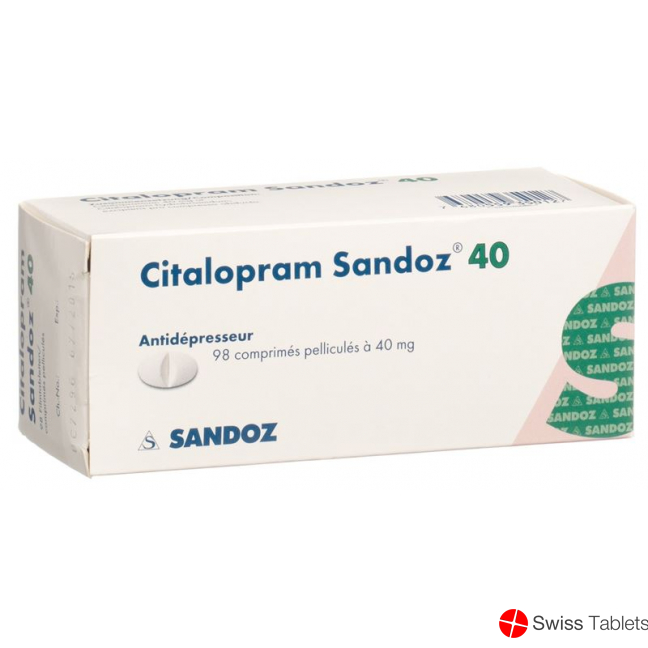 Citalopram Sandoz Filmtabletten 40mg 98 Stück buy online