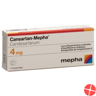 Cansartan Mepha Tabletten 4mg 7 Stück