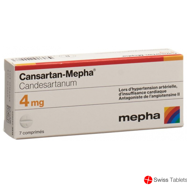 Cansartan Mepha Tabletten 4mg 7 Stück buy online