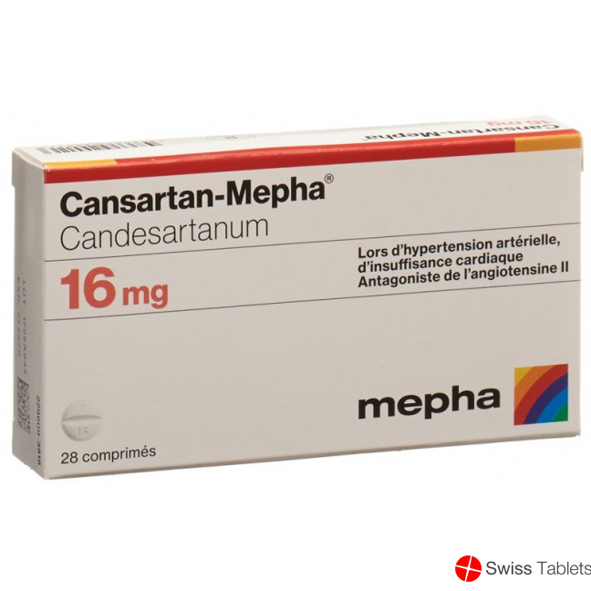 Cansartan Mepha Tabletten 16mg 28 Stück buy online
