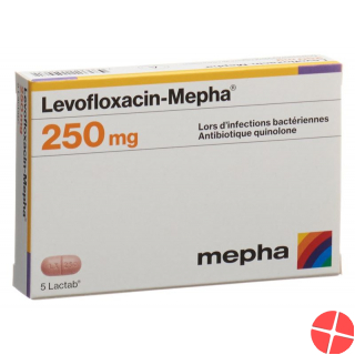 Levofloxacin Mepha Lactabs 250mg 5 Stück