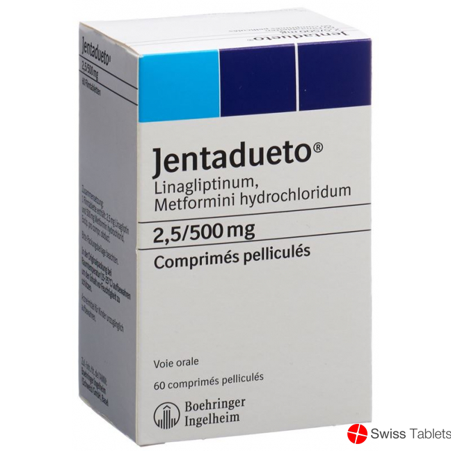 Jentadueto Filmtabletten 2.5mg/500mg 60 Stück buy online