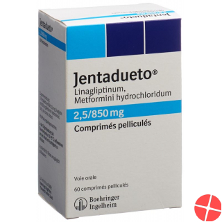 Jentadueto Filmtabletten 2.5mg/850mg 60 Stück