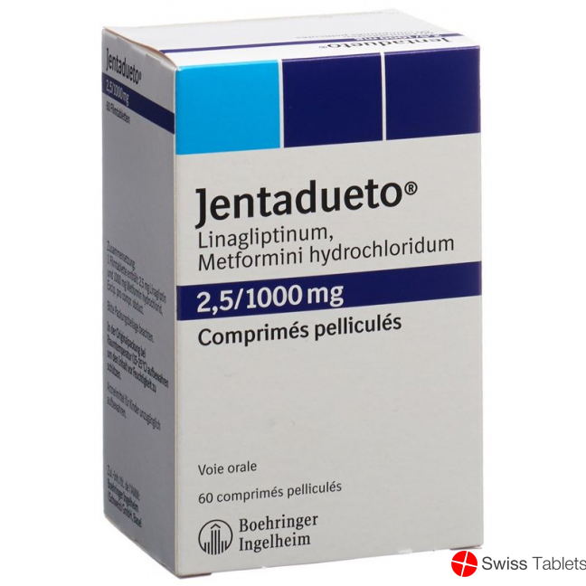 Jentadueto Filmtabletten 2.5mg/1000mg 60 Stück buy online