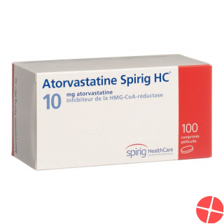 Atorvastatin Spirig HC Filmtabletten 10mg 100 Stück Atorvastatin Spirig HC Filmtabletten 10mg 100 Stück