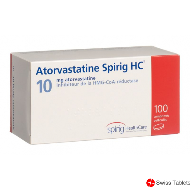 Atorvastatin Spirig HC Filmtabletten 10mg 100 Stück buy online