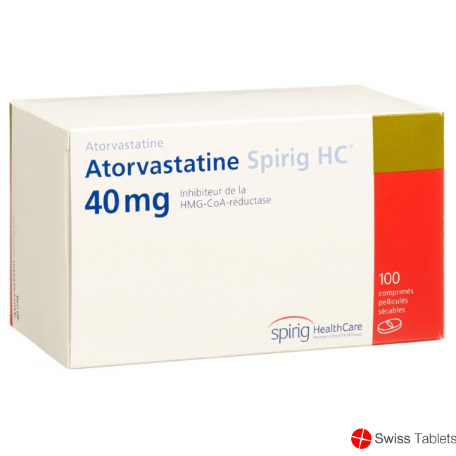 Atorvastatin Spirig HC Filmtabletten 40mg 100 Stück buy online