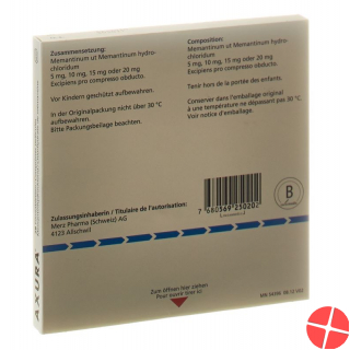 Axura Starterpack 7x5,7x10,7x15,7x20mg Neu 28 Stück