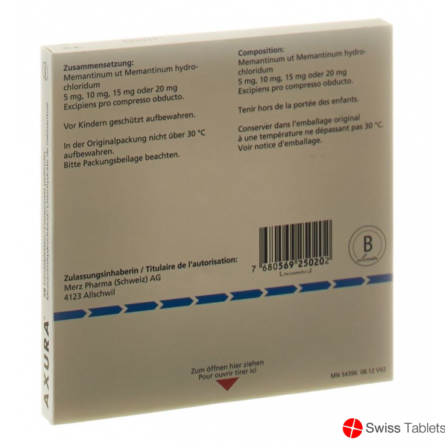Axura Starterpack 7x5,7x10,7x15,7x20mg Neu 28 Stück buy online