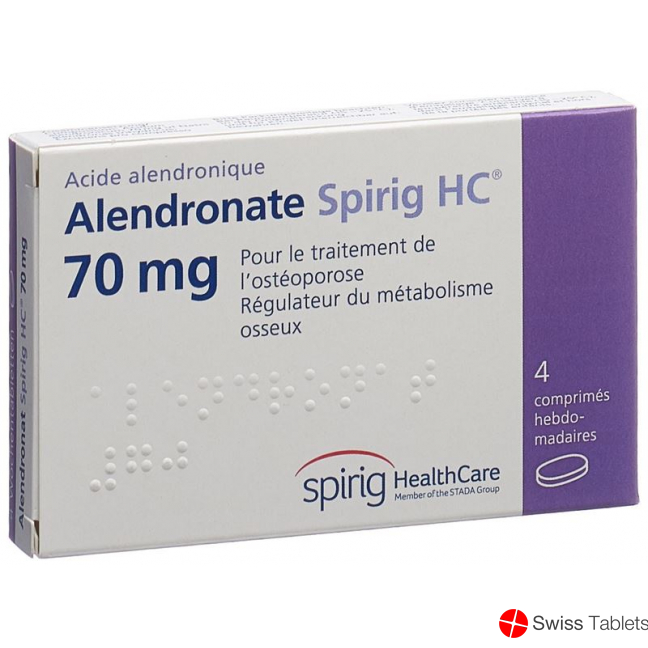 Alendronat Spirig HC Wochentabletten 70mg 4 Stück buy online