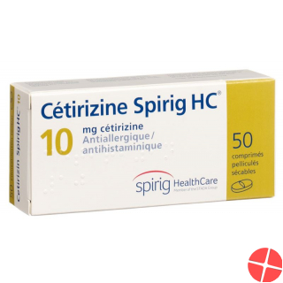 Cetirizin Spirig HC Filmtabletten 10mg 50 Stück