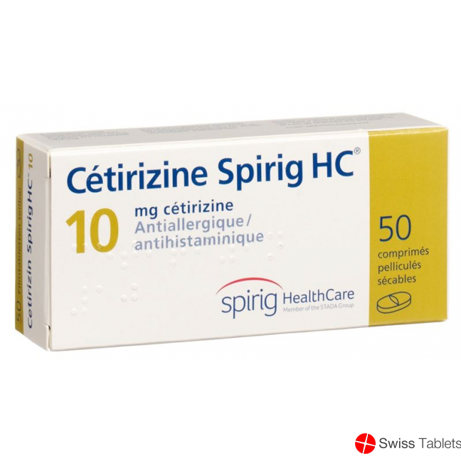 Cetirizin Spirig HC Filmtabletten 10mg 50 Stück buy online