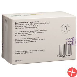 Kombiglyze XR Filmtabletten 2.5mg/1000mg 56 Stück