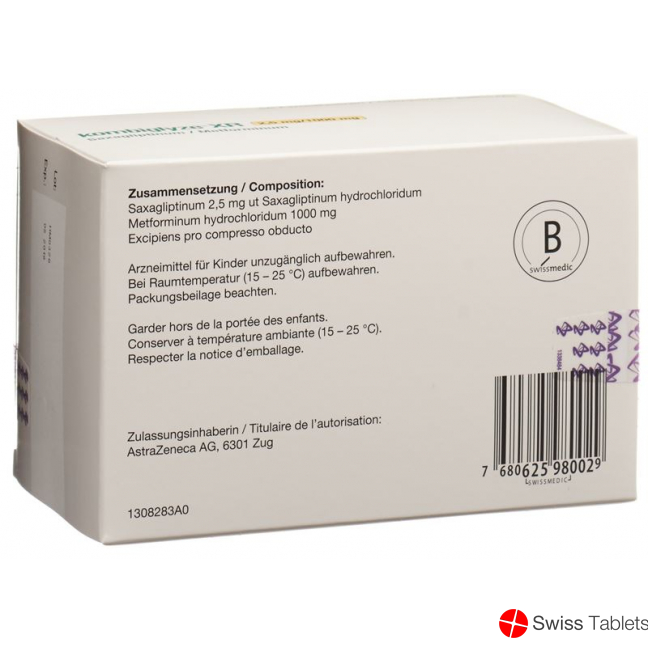 Kombiglyze XR Filmtabletten 2.5mg/1000mg 56 Stück buy online