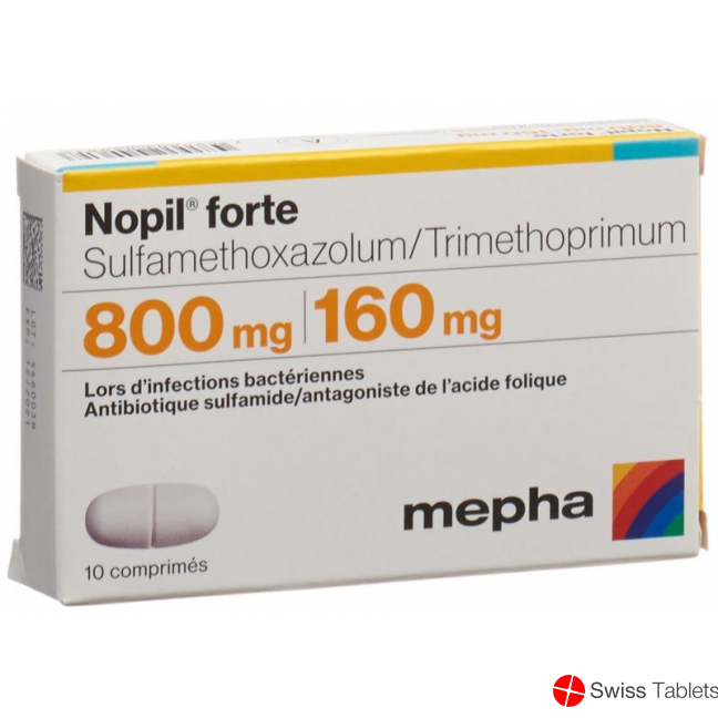 Nopil Forte Tabletten 800/160mg 10 Stück buy online