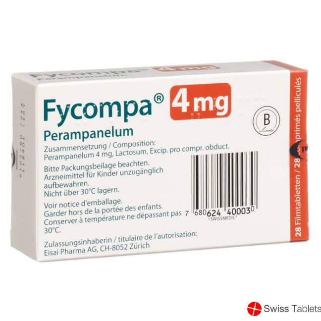 Fycompa Filmtabletten 4mg 28 Stück buy online