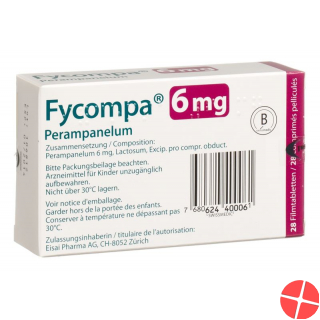 Fycompa Filmtabletten 6mg 28 Stück