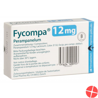 Fycompa Filmtabletten 12mg 28 Stück