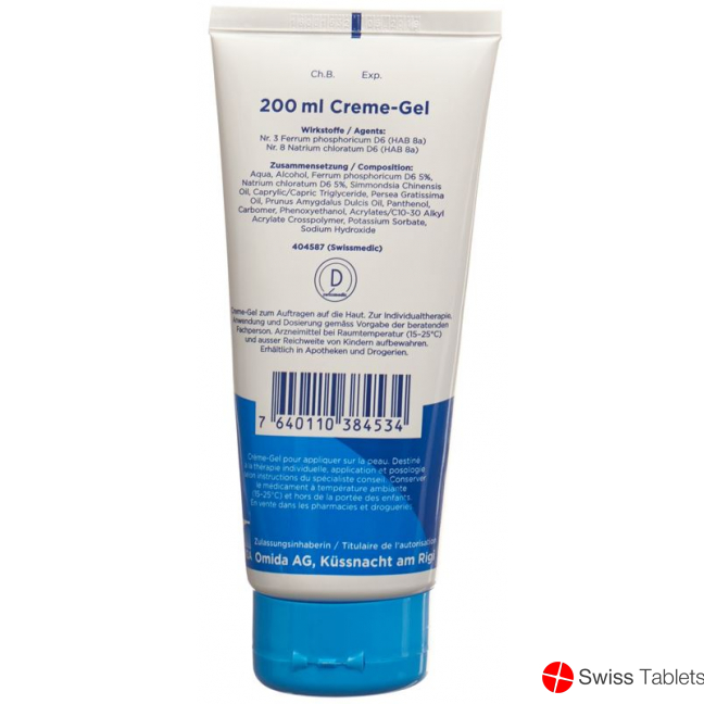 Omida Schüssler No3 + 8 Ferr Plus Creme-Gel 200ml buy online