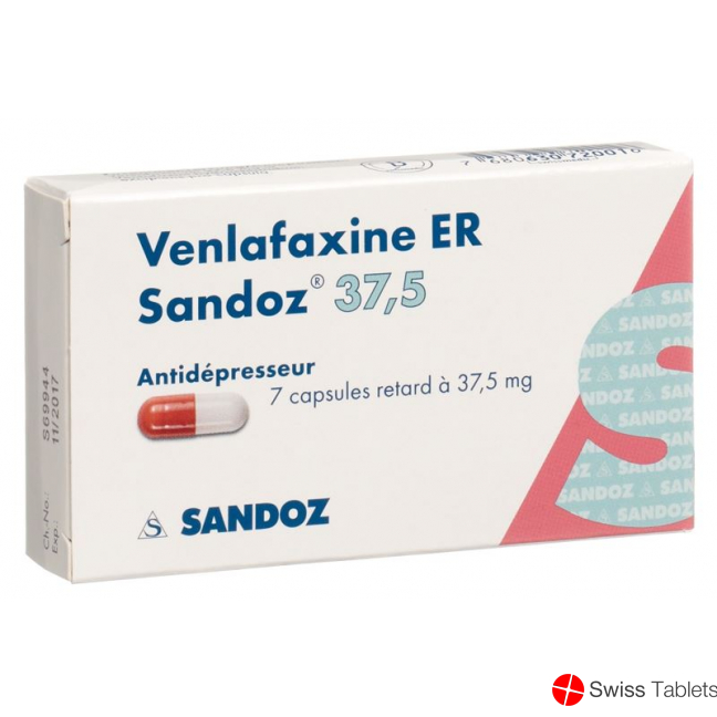 Venlafaxin ER Sandoz Retard Kapseln 37.5mg 7 Stück buy online