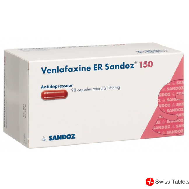 Venlafaxin ER Sandoz Retard Kapseln 150mg 98 Stück buy online