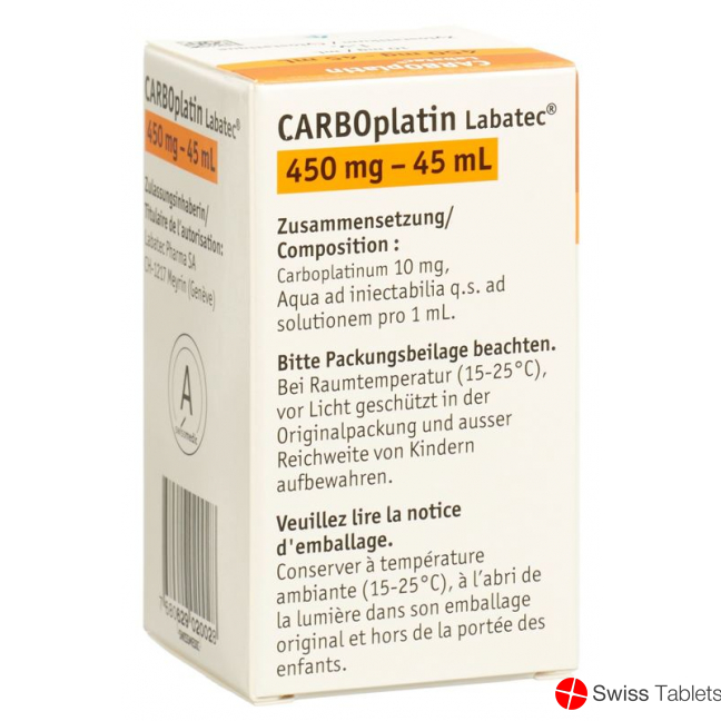 Carboplatin [qap?] Labatec 450mg/45ml Durchstf... buy online
