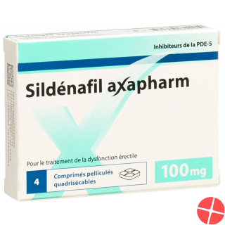 Sildenafil Axapharm Filmtabletten 100mg 4 Stück