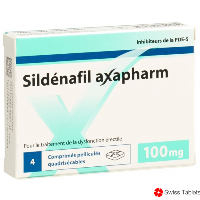 Sildenafil Axapharm Filmtabletten 100mg 4 Stück buy online