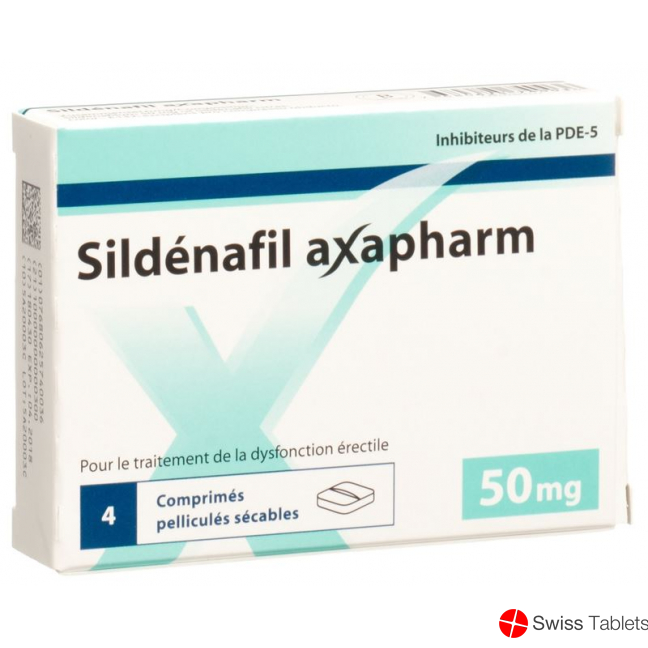 Sildenafil Axapharm Filmtabletten 50mg 4 Stück buy online
