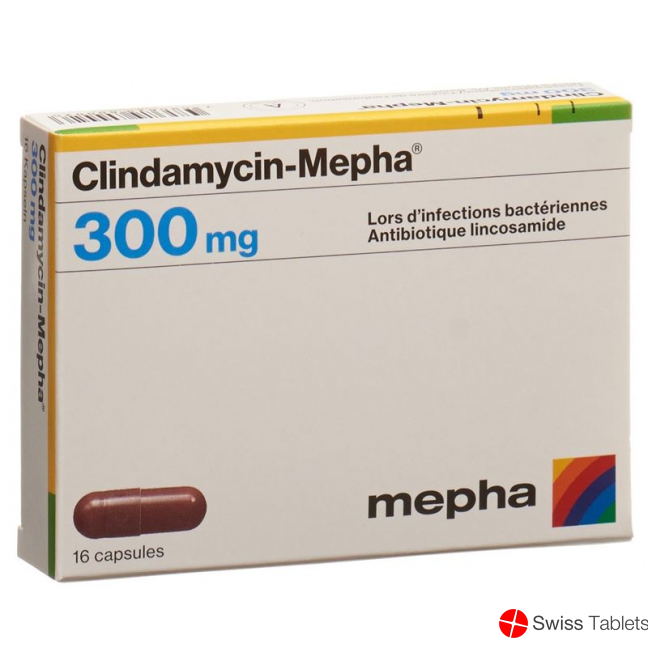 Clindamycin Mepha Kapseln 300mg 16 Stück buy online