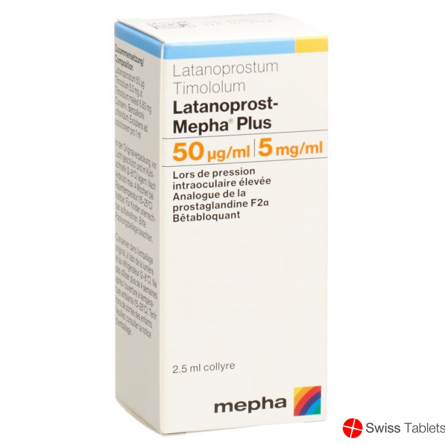 Latanoprost Mepha Plus Augentropfen Flasche 2.5ml buy online