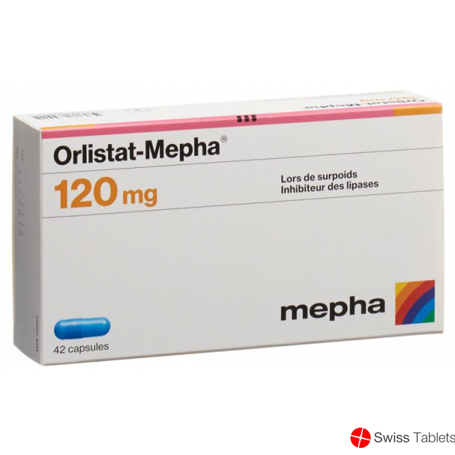 Orlistat Mepha Kaps 120 mg 42 pcs