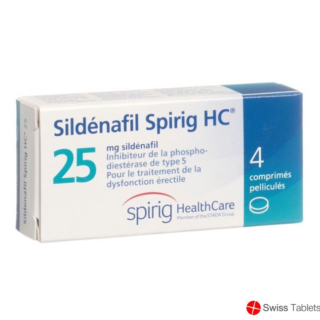 Sildenafil Spirig HC Filmtabl 25 mg 4 pcs