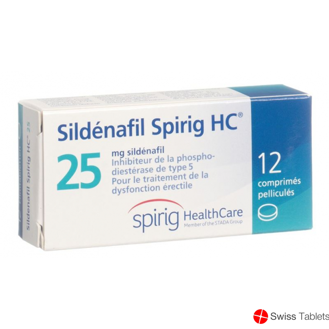 Sildenafil Spirig HC Filmtabl 25 mg 12 pcs