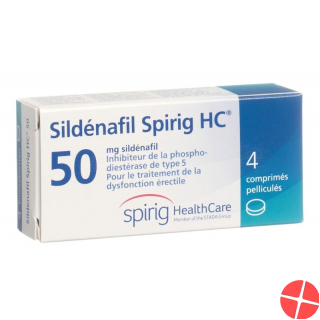 Sildenafil Spirig HC Filmtabl 50 mg 4 pcs