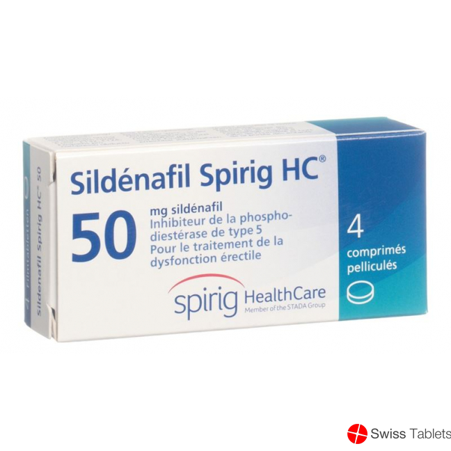 Sildenafil Spirig HC Filmtabl 50 mg 4 pcs