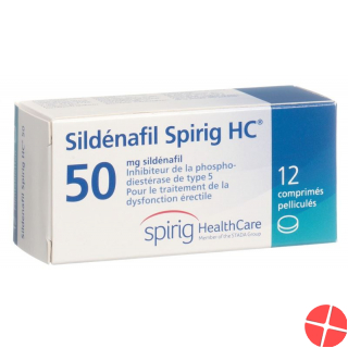 Sildenafil Spirig HC Filmtabl 50 mg 12 pcs
